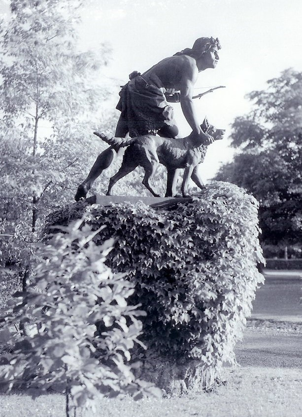 Indian Hunter Sculpture by John Quincy Adams Ward