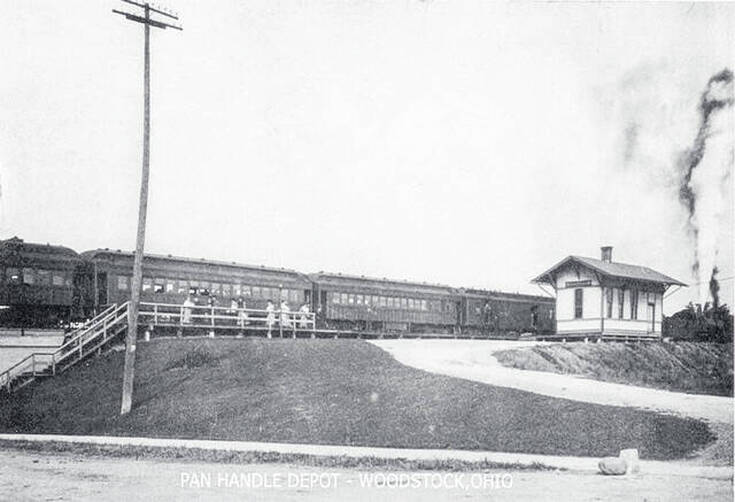 Woodstock Ohio Train Depot