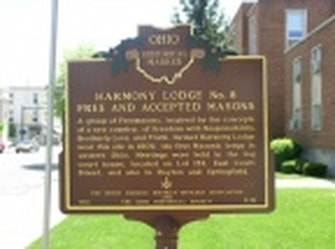 Champaign County freemasons historical marker